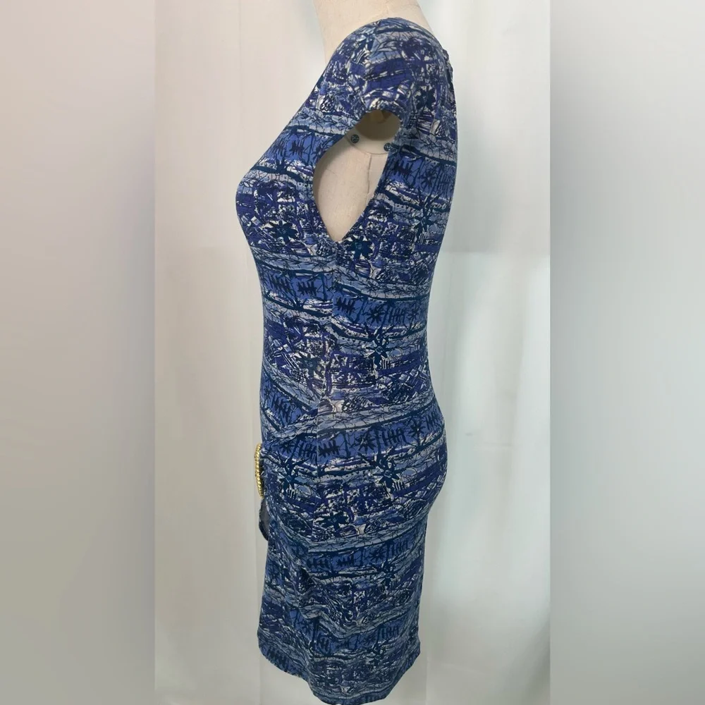 VTG 80s WINDSONG CALIFORNIA Belted Mini Dress